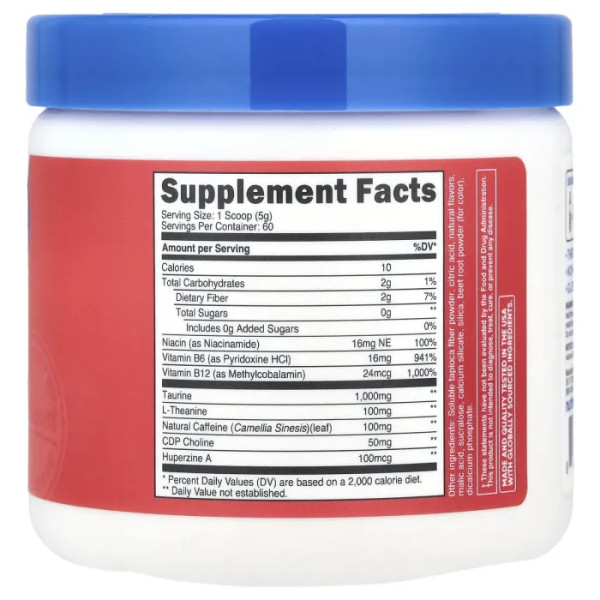 Підвищення енергії, Clean Energy Powder, Nutricost, Energy, порошок, полуниця та ківі, 300 г