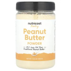 Арахісова паста порошок 75%, Nutricost Peanut Butter Powder Pantry, 358 г