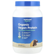 Сывороточный протеин органический, Nutricost Organic Whey Protein, вкус шоколадный PB, 907 г
