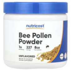 Бджолиний пилок порошок, Nutricost Bee Pollen Powder, без добавок 227 г