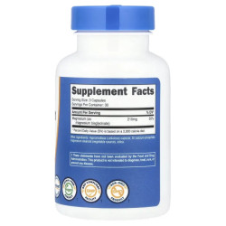 Магній гліцинат, Nutricost Magnesium Glycinate, 90 капсул (70 мг у капсулі)