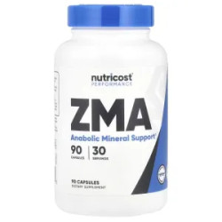 ZMA, анаболічна мінеральна підтримка, Anabolic Mineral Support Nutricost Performance, 90 капсул