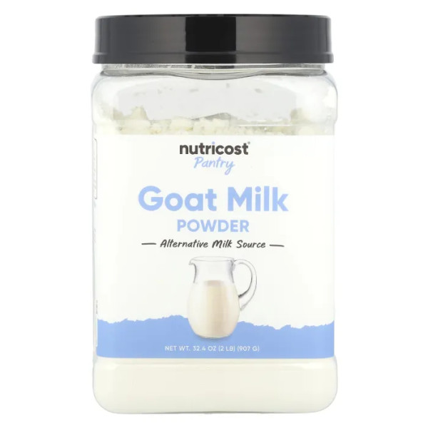 Козяче молоко сухе, Goat Milk Powder, Nutricost, Pantry, 907 г