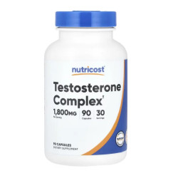 Тестостероновий комплекс 1800 мг, Nutricost Testosterone Complex, 90 капсул (600 мг на капсулу)