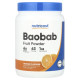 Баобаб, Baobab Fruit Powder, Nutricost, порошок плодів, смак апельсину, 454 г