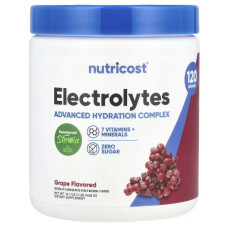 Електроліти порошок, смак виноград, Nutricost Electrolyte, 468 г