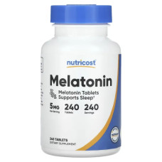 Мелатонин 3 мг, Nutricost Melatonin, 240 таблеток