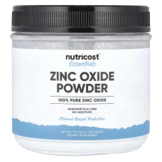 Оксид цинку, порошок, Nutricost Essentials Zinc Oxide Powder, 500 г