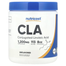 CLA, CLA Nutricost, без добавок, 227 г