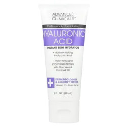 Крем с гиалуроновой кислотой мгновенное увлажнение, Advanced Clinicals Hyaluronic Acid, 59 мл