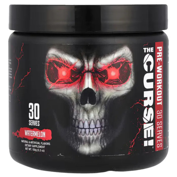 Передтренувальний комплекс, The Curse! Pre-Workout, JNX Sports, кавун, 150 г