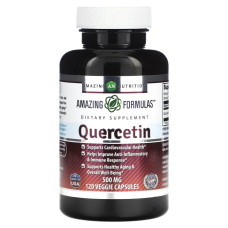 Кверцетин 500 мг, Quercetin Amazing Nutrition, 120 рослинних капсул