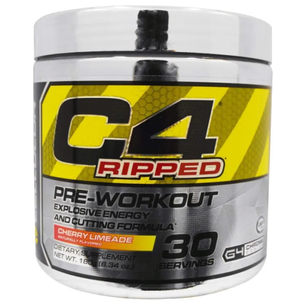 Енергетик C4 Ripped, Preworkout (лайм, вишня) Cellucor, 180 г