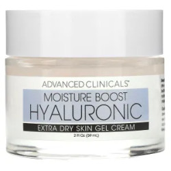 Крем-гель для лица с гиалуроновой кислотой, для сухой кожи, Moisture Boost Hyaluronic Advanced Clinicals, 59 мл