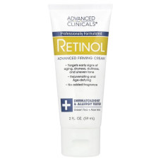 Ретинол, Advanced Clinicals Retinol, покращений зміцнюючий крем, 59 мл