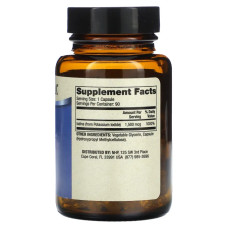 Йод 1500 мкг, Dr. Mercola Iodine, 90 капсул