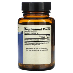 Йод 1500 мкг, Dr. Mercola Iodine, 90 капсул