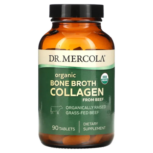 Колаген, Collagen, Dr. Mercola, органік, 90 таблеток