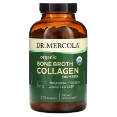 Колаген із кісткового бульйону, Bone Broth Collagen Dr. Mercola, 270 таблеток