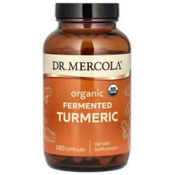 Куркума ферментированная, Dr. Mercola Fermented Turmeric, 180 капсул
