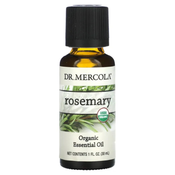 Розмарин, ефірна олія, Essential Oil Rosemary, Dr. Mercola, органічна, 30 мл