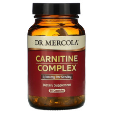 Карнітіновий комплекс 1000 мг, Dr. Mercola Carnitine Complex, 60 капсул