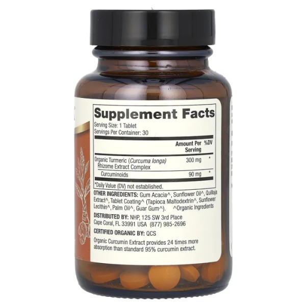 Екстракт куркумина, Curcumin Extract, Dr. Mercola, 30 таблеток