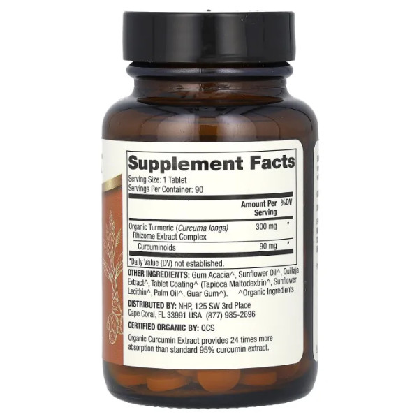 Екстракт куркумина, Curcumin Extract, Dr. Mercola, 90 таблеток