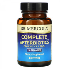 Пробіотична формула, Dr. Mercola Complete Afterbiotics, 18 млрд КУО, 30 капсул