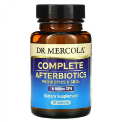 Пробіотична формула, Dr. Mercola Complete Afterbiotics, 18 млрд КУО, 30 капсул