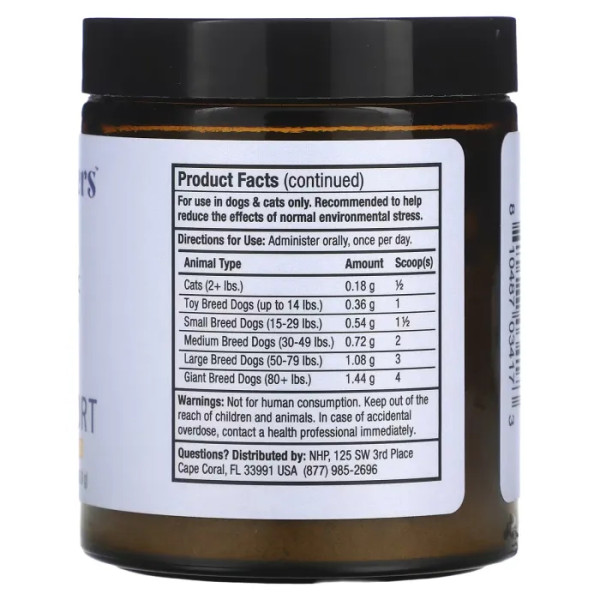 Підтримка при стресі для котів та собак, Bark and Whiskers, Stress Support, For Cats and Dogs, Dr. Mercola, 36.8 г