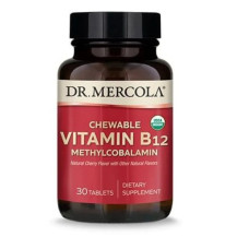 Вітамін B12 органічний 1000 мкг, Dr. Mercola Vitamin B12, 30 жувальних таблеток