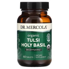 Тулсі, святий базилік органік, Tulsi Holy Basil Dr. Mercola, 60 таблеток