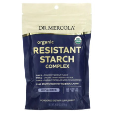 Резистентний крохмаль органік, Dr. Mercola Resistant Starch, без смаку, 270 г