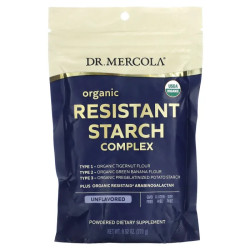 Резистентный крахмал органик, Dr. Mercola Resistant Starch, без вкуса, 270 г