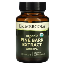 Екстракт соснової кори з OPC, органік, Dr. Mercola Pine Bark Extract with OPCs, 60 таблеток
