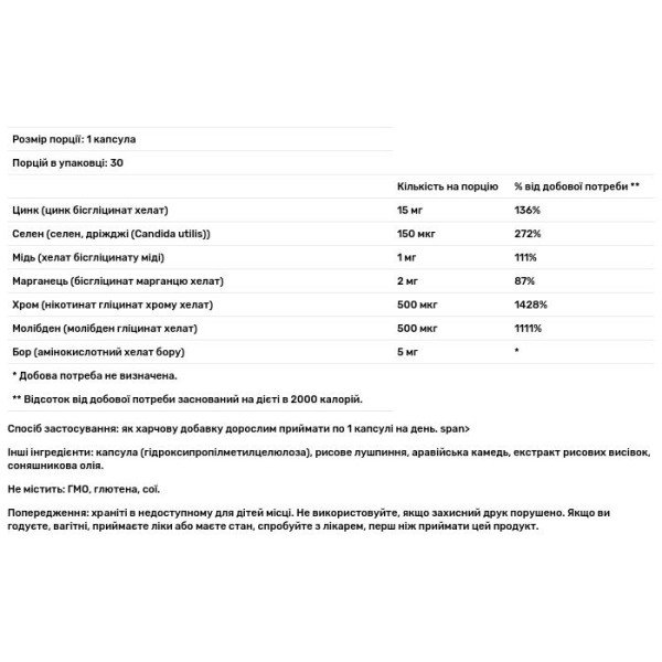 Мінеральний комплекс, Essential Mineral Complex, Dr. Mercola, 30 капсул