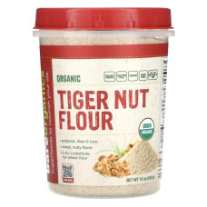 Борошно з тигрових горіхів органічне, Organic Tiger Nut Flour BareOrganics, 340 г