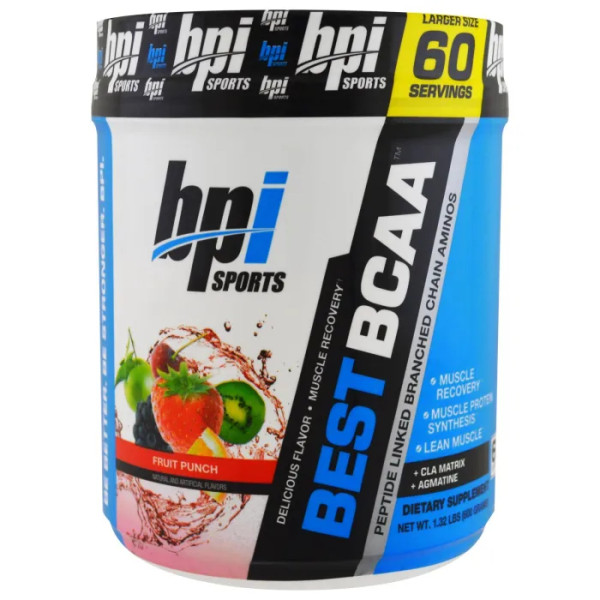 BCAA фруктовий пунш, Best BCAA. Fruit Punch, BPI Sports, 600 г