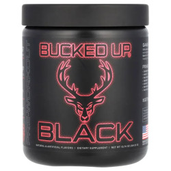 Предтренировочный комплекс, вкус виноград и клубника, Bucked Up Black Pre-Workout, 304,53 г