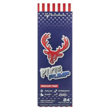 Предтренировочный комплекс без стимуляторов в стиках, Bucked Up Pixie Pump, вкус Рокет Поп, 24 стика (по 10,8 г)