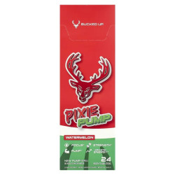 Предтренировочный комплекс без стимуляторов стики, вкус арбуз, Bucked Up Pixie Pump, 24 стика по 10,6 г