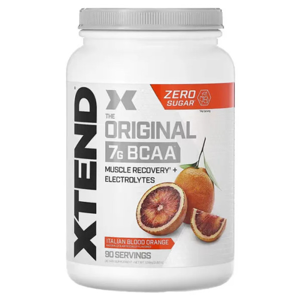 BCAA, The Original 7G BCAA, XTend, Scivation, відновлення м'язів з електролітами, червоний італійський апельсин, 1,28 кг
