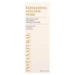 Маска для обличчя відлущувальна з гліколевою кислотою, InstaNatural Exfoliating Glycolic Beauty Mask, 60 мл