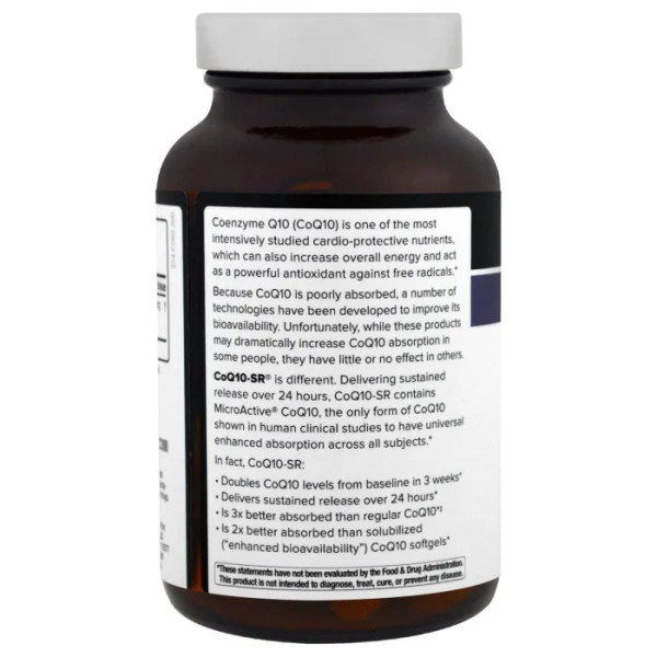 Коензим CoQ10, (CoQ10-SR), Quality of Life Labs, 100 мг, 60 капсул