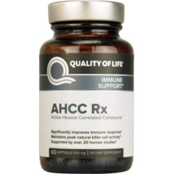 Підтримка імунітету 300 мг, AHCC RX Quality of Life Labs, 60 капсул