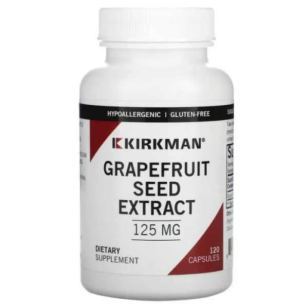 Екстракт грейпфрутової кісточки, Grapefruit Seed Extract, Kirkman Labs, 120 капсул