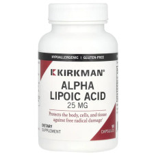 Альфа ліпоєва кислота 25 мг, Kirkman Labs Alpha Lipoic Acid, 90 капсул