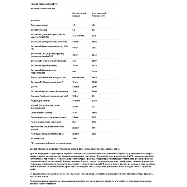 Вітаміни та мінерали для дітей, Multi-Vitamin \/ Mineral, Kirkman Labs, 120 цукерок