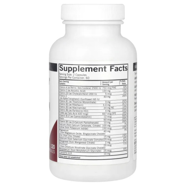 Вітаміни та мінерали для дітей, Children's Multi-Vitamin \/ Mineral, Kirkman Labs, гіпоалергенна формула, 120 капсул